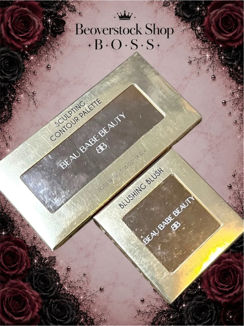 New Beau Babe Beauty Contour & Blush Set – Sculpting Palette + Blushing Blush